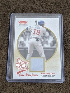 2004 FLEER TRADITION STANDOUTS JERSEY RELIC HEE SEOP CHOI MARLINS - Picture 1 of 1