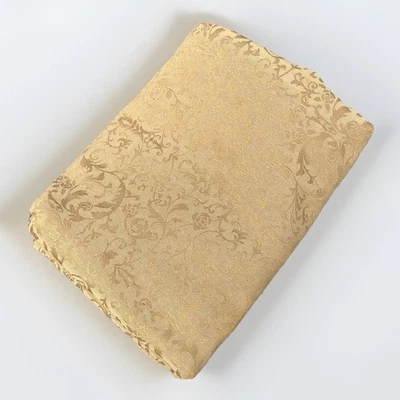 Croscill Tablecloth Rust Gold Damask 96 X 54” Holiday - Image 1 of 4