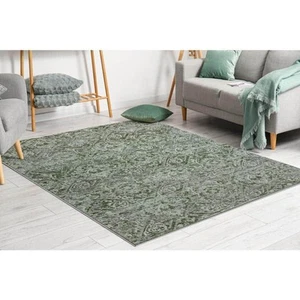 Green 3 ft. x 5 ft. Livigno 1244 Transitional Abstract Area Rug - Picture 1 of 4