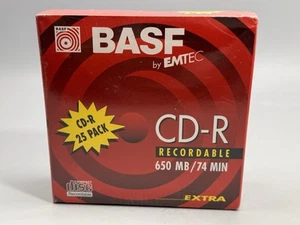 BASF by EMTEC CD-R 25 Pack CD Rohlinge 650MB/74min #27 - Bild 1 von 3