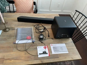Boston Acoustics TVee 26 Powered Home Theater Sound Bar W/ Subwoofer + Remote - Picture 1 of 14