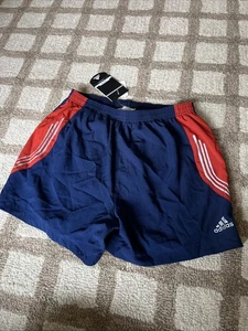 Herren Adidas Laufshorts neu mit Etikett ClimaLite Größe Large marineblau - Bild 1 von 4