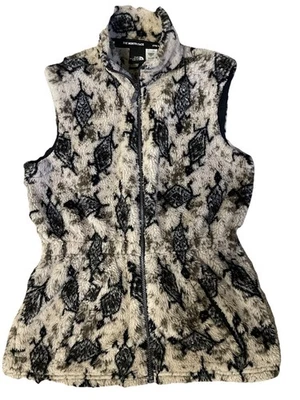 Chaleco polar estampado raro The North Face Turtle para mujer talla S vintage Foto 1 de 4
