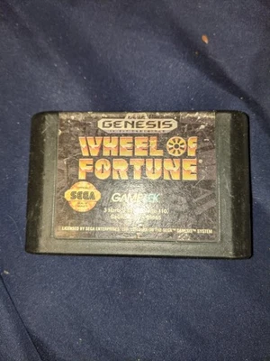 Wheel of Fortune Sega Genesis Game Cartridge, Authentic - Tested - Image 1 of 4