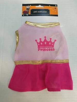 Dog Princess Pink & Gold Pet Halloween Costume, Size Small, New - Image 1 of 3