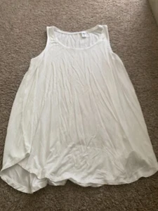 Old Navy Womens White Luxe Flowly Tank Top Size XS - Picture 1 of 7