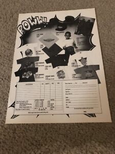 1990 NWA Merchandise Print Ad Poster Hat Shirt RIC FLAIR ROAD WARRIORS STING
