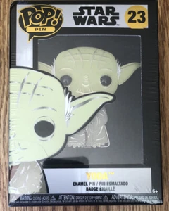 Star Wars Yoda Funko Pop! Enamel Pin 23 Disney Brand New Sealed - Picture 1 of 4