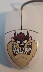 Taz Computer Mouse Vintage 1997 Tasmanian Devil Warner Bros 2 Button Untested - Picture 1 of 4