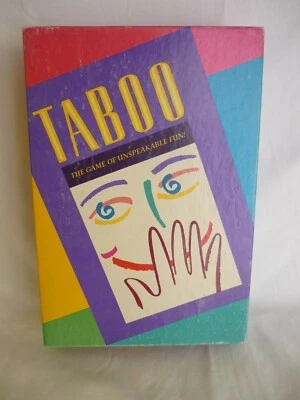 Vintage, TABOO, The Game of Unspeakable Fun, Milton Bradley, 1989, 4015, - Image 1 of 4