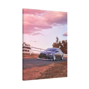 Mitsubishi Evo 10 High Resolution Museum Quality Vertical Canvas Print #015 - Picture 1 of 10
