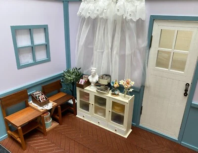 Hecho a mano 1:6 miniatura muebles casa de muñecas armario silla organizador mesa de café Foto 1 de 4