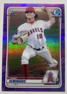 2020 Bowman Chrome Adam Seminaris #BD-163 1st Bowman RC Purple Refractor SP /250