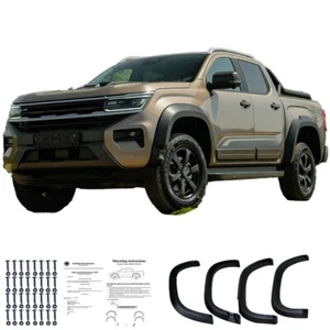 Ampliaciones de guardabarros compatibles con VW Amarok a partir de 2022 4 piezas con homologación ITV - Imagen 1 de 14