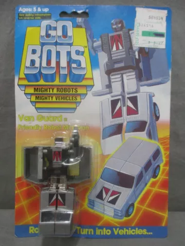 Gobots VAN GUARD Factory Sealed MOC Vintage 1984 Tonka Cover
