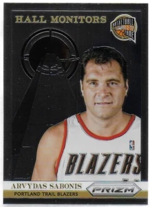 2013-14 Panini Prizm ARVYDAS SABONIS HALL MONITORS Portland Trail Blazers #5 - Picture 1 of 1