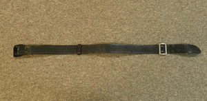 Bianchi #B2 Black Leather Gun Belt - Size 36 Nickel Buckle - Made in the USA - Picture 1 of 12