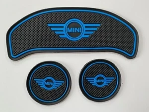 MINI (F54 ) CLUBMAN 2016 - 2020 (3 PARTS) INTERIOR GATE PAD SET BLUE - Picture 1 of 3