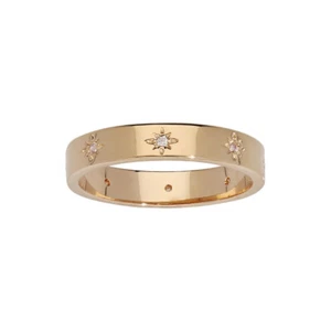 Bague en Plaqué Or et Zircons - Réf.03379 - Foto 1 di 1
