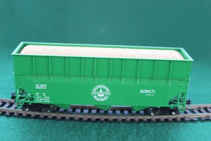 Bowser 70 Ton Wood Chip Hopper AD&N 171 HO NEW in Box - Picture 1 of 7