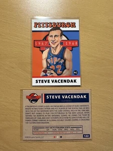 2019 1967-68 Lana Sports ABA #122 STEVE VACENDAK Rookie RC Pittsburgh Pipers - Foto 1 di 4