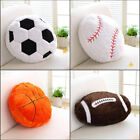 Creative Football shaped Cushion Throw Pillow Winter Plush Gift for Boyfriend Fa