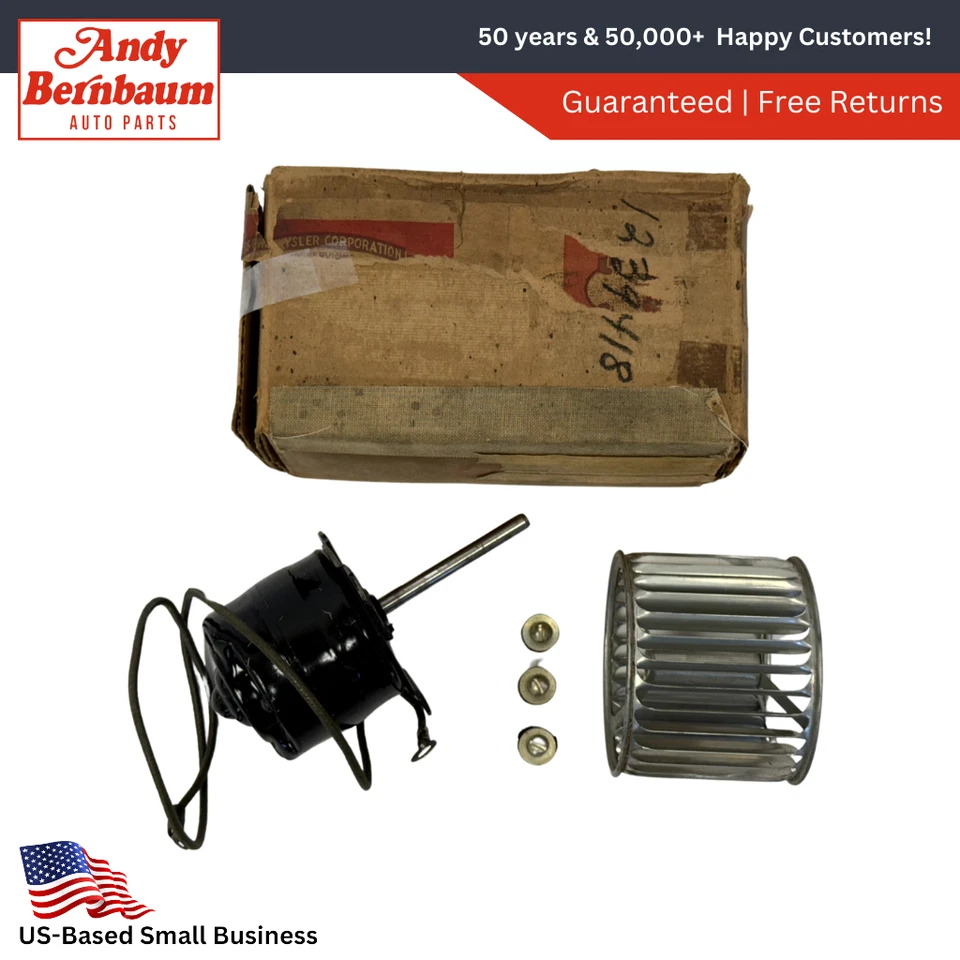 1946-1948 Desoto Dodge aquecedor motor e ventilador pacote 1239418 novo na caixa - Imagem 1 de 4