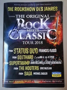 Programm Rock Meets Classic 2018 mit Original Unterschriften - Bild 1 von 11