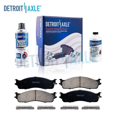 Kit de pastillas de freno delanteras de cerámica para Dodge Ram 2500 3500 4000 1500 2006 2007 2008 Foto 1 de 4