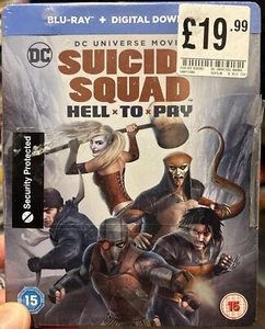Suicide Squad Hell To Pay blu ray DC Superhero Superheroes Animation Steelbook - Picture 1 of 4