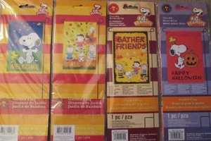 Snoopy & The Peanuts Gang Herbst/Herbst/Thanksgiving Mini Garten Flagge -- Wählen Sie 1 - Bild 1 von 5