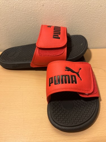 Sandalo PUMA unisex bambino fantastico con gancio e anello nero antiscivolo taglia 2C