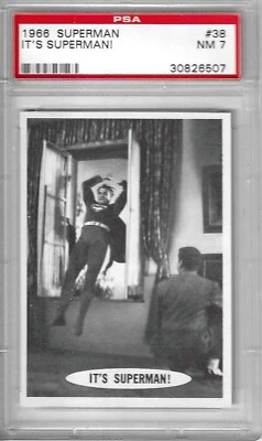1966 The Adventures of Superman Card #38 - First Series - Reduced- NM 7 - Image 1 of 2