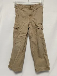 Kids Boys Sonoma Life & Style Kakhi Cargo Pants Size 7 - Picture 1 of 11
