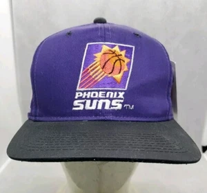 RARE VINTAGE NWT PHOENIX SUNS SPORTS SPECIALTIES PLAIN LOGO SNAPBACK HAT 90S - Bild 1 von 15