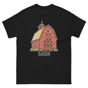 Barn Farming Rural Life Agriculture T-Shirt - Picture 1 of 13