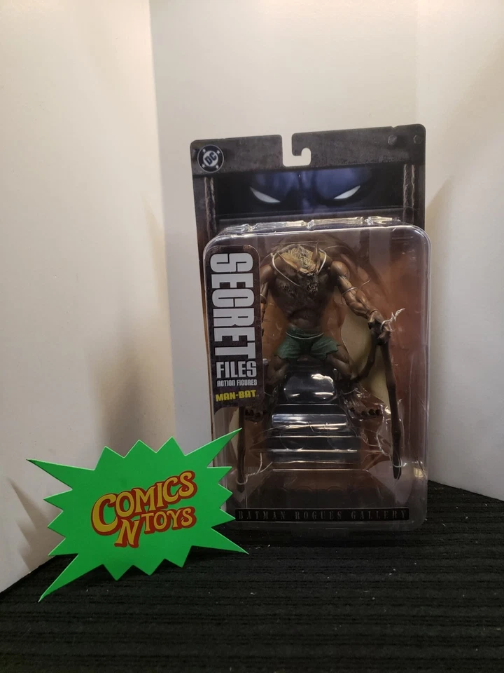 Экшн-фигурка DC Direct Collectibles Secret Files Man-Bat запечатанная - Изображение 1 из 3
