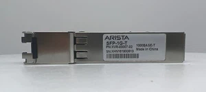 ARISTA SFP-1G-T RJ-45 1000BASE-T XVR-00007-02 1GbE Copper SFP+ - Picture 1 of 2