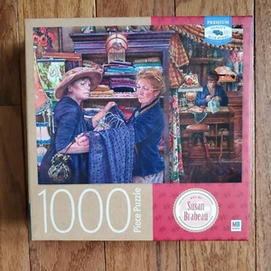Milton Bradley MB 1000-pc Jigsaw Puzzle "Lamp Shop" by SUSAN BRABEAU 20"x27" NIB - Picture 1 of 10