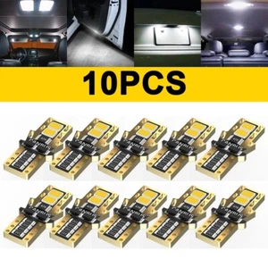 10x 158 168 194 T10 2825 Interior License Trunk Door Dome LED Light bulb White - Picture 1 of 12