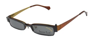 NEW SMARTCLIP 300 CAT EYE TRENDY EYEGLASS FRAME/GLASSES POLARIZED CLIP-ON LENSES - Picture 1 of 10