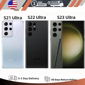 NEW SAMSUNG GALAXY S21 ULTRA S22 ULTRAS23 ULTRA 5G UNLOCKED SEALED US SHIP - Picture 1 of 27