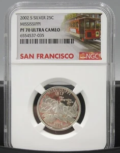 2002 S Mississippi Silver NGC PF 70 UCAM - Picture 1 of 1