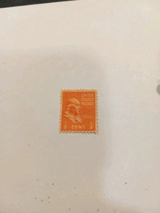Benjamin Franklin 1/2 Cent Stamp 1789-1797 Very Rare Vintage collectable (Not) - Picture 1 of 4