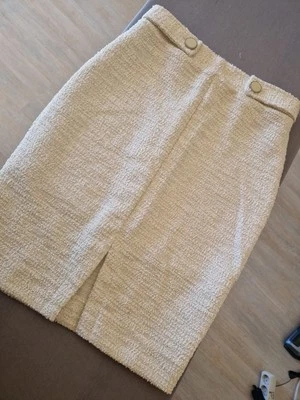 Damen Rock Von Guess,gr.S,Ecru Mit Goldene Nieten,Neu Ohne Etikett - Bild 1 von 4