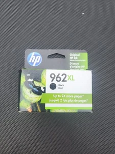 HP 962XL High Yield Ink Cartridge - Black Noir, exp. January 2022 - Picture 1 of 4