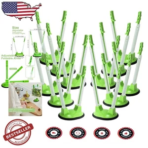 12 grüne Baggy Rack Halter, höhenverstellbar für Gefrierbeutel - Bild 1 von 9