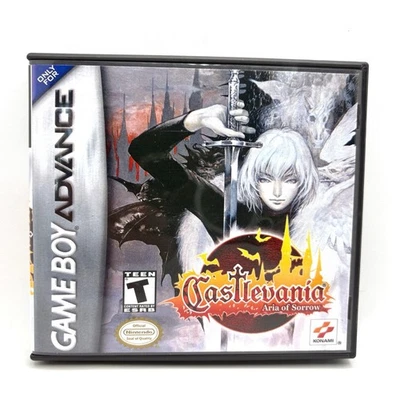GBA Castlevania: Aria of Sorrow + Custom Artwork- Authentic Game Boy Advance - Image 1 of 4