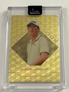Tarjeta Christo Lamprecht 2025 UD Allure SE First Look Golden Treasures 1/1!!!! - Imagen 1 de 10