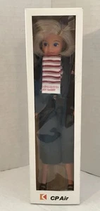 CP Air Mini Flight Attendant Doll App. 23cms (9”) Tall Vintage NRFB Original Pkg - Picture 1 of 9